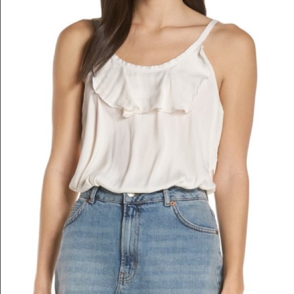 NWT Free People silk bodysuit small